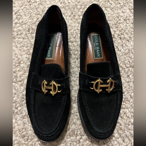 Women’s 7AA COLE HAAN SLIP ON WITH BRASS BIT DETAIL - Picture 1 of 4